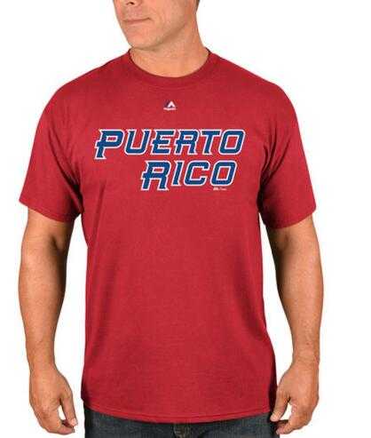 Puerto Rico Baseball Majestic 2017 World Baseball Classic Wordmark T-Shirt Red,We sell and wholesale Puerto Rico Baseball Majestic 2017 World Baseball Classic Wordmark T-Shirt Red on line form chian!